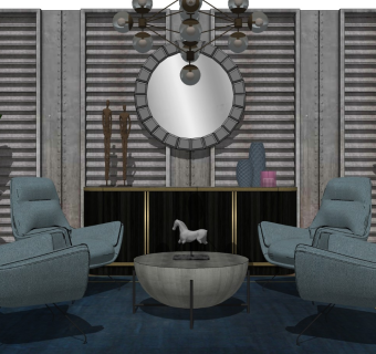 精品客厅设计家具模型 (42)